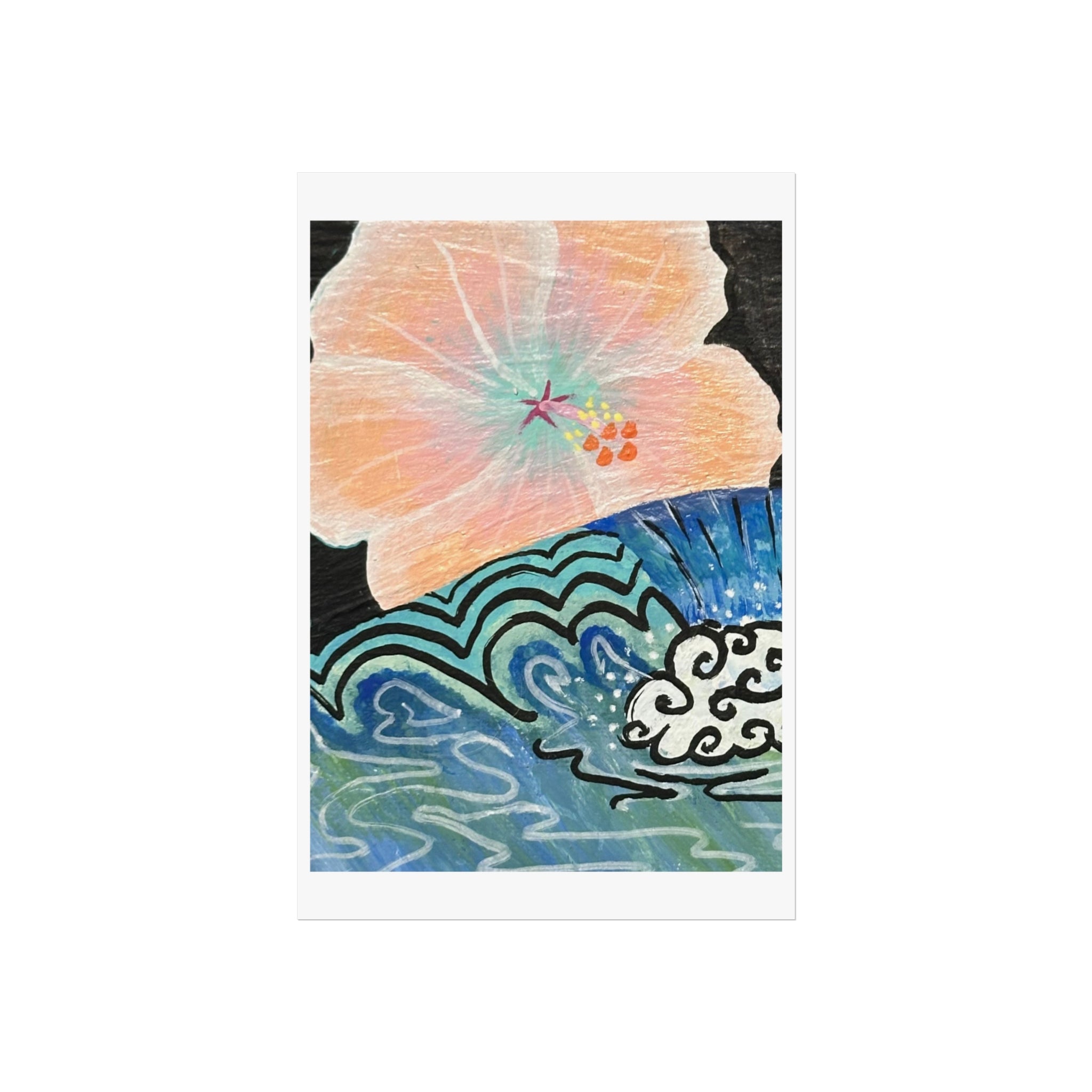 “Wave” print